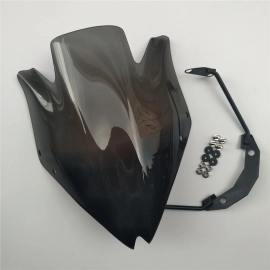 Smoke Black Motorbike Windshield Fit 